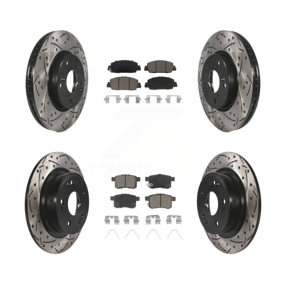 Transit Auto KDC-100600 Disc Brake Kit for 2013-2017 Honda Accord - Front and Rear product image
