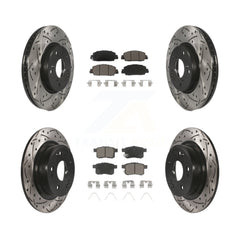 Transit Auto KDC-100600 Disc Brake Kit for 2013-2017 Honda Accord - Front and Rear product image