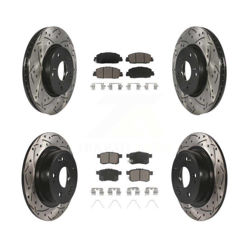 Transit Auto KDC-100600 Disc Brake Kit for 2013-2017 Honda Accord - Front and Rear product image