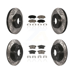 Transit Auto KDC-100601 Disc Brake Kit for 2008-2017 Honda Accord - Front and Rear product image