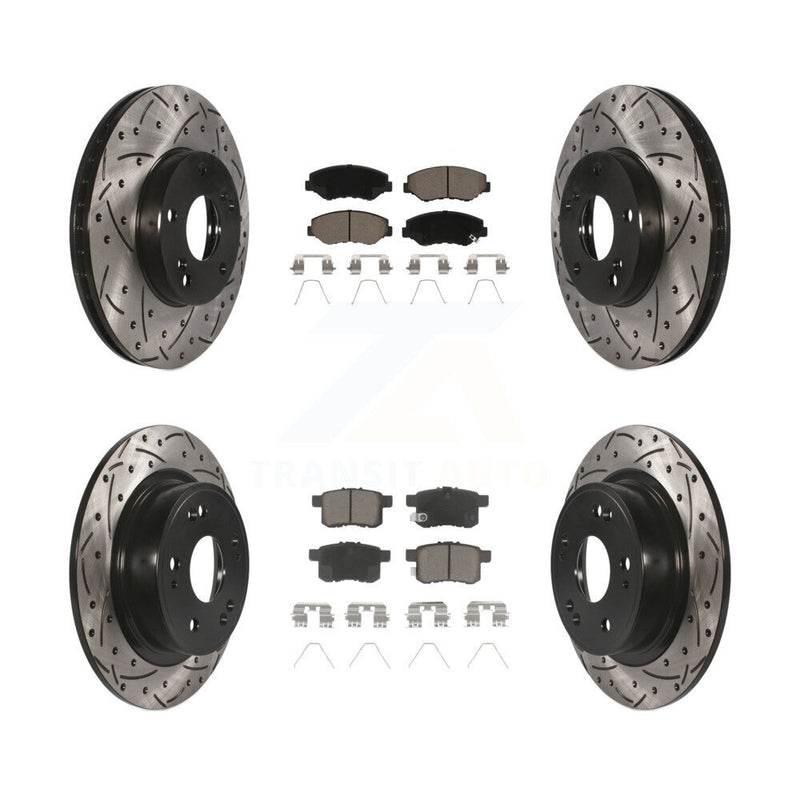 Transit Auto KDC-100601 Disc Brake Kit for 2008-2017 Honda Accord - Front and Rear product image
