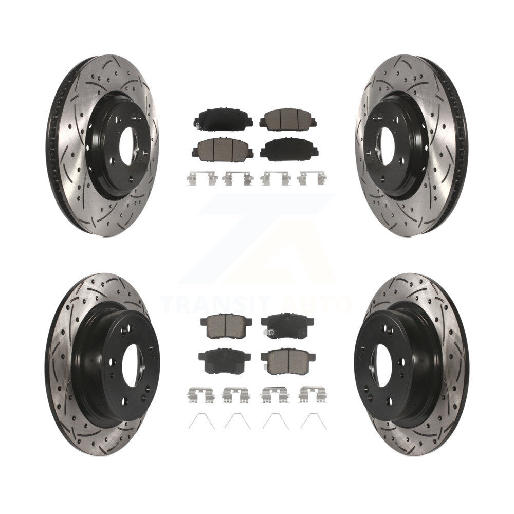 Transit Auto KDC-100602 Disc Brake Kit for 2017 Honda Accord - Front and Rear product image
