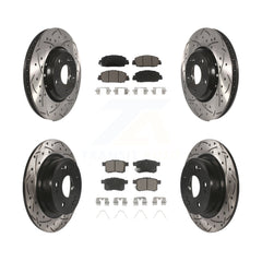 Transit Auto KDC-100602 Disc Brake Kit for 2017 Honda Accord - Front and Rear product image