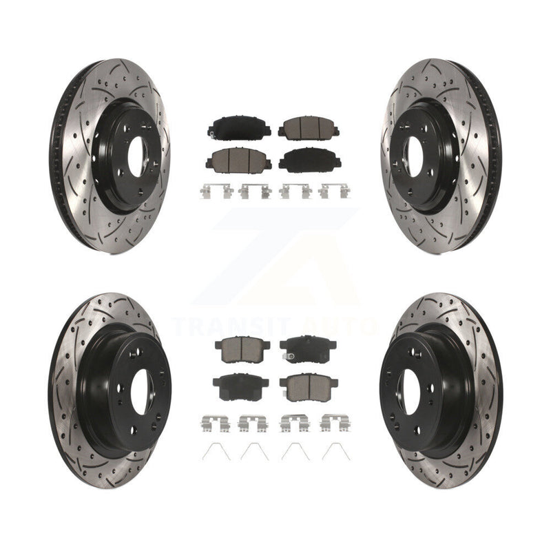 Transit Auto KDC-100602 Disc Brake Kit for 2017 Honda Accord - Front and Rear product image