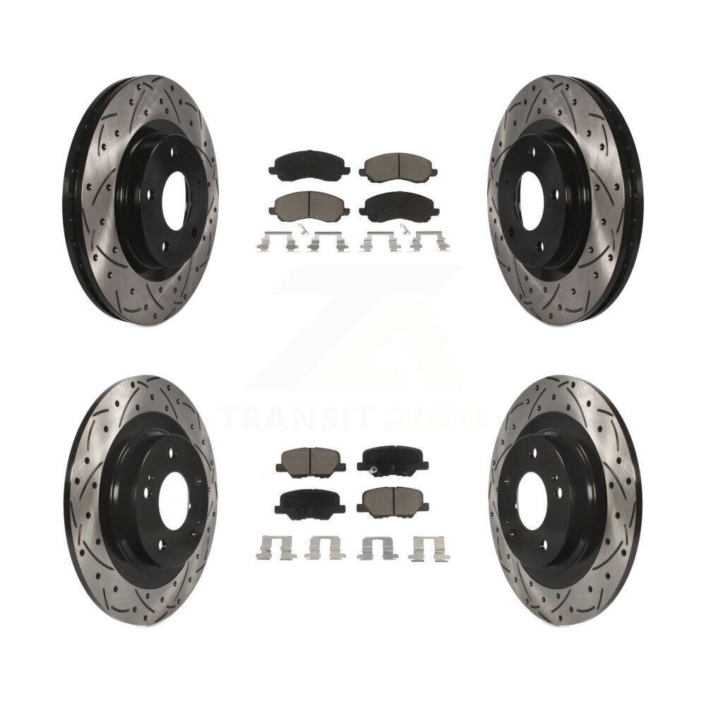Transit Auto KDC-100603 Disc Brake Kit for 2013-2024 Mitsubishi Outlander, Mitsubishi Outlander Sport, Mitsubishi RVR - Front and Rear product image