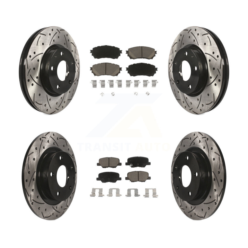 Transit Auto KDC-100604 Disc Brake Kit for 2014-2015 Mazda 6 - Front and Rear product image