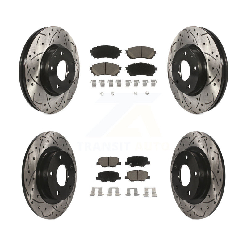 Transit Auto KDC-100604 Disc Brake Kit for 2014-2015 Mazda 6 - Front and Rear product image
