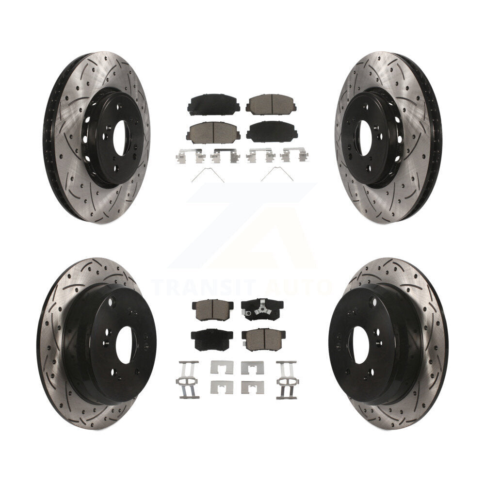 Transit Auto KDC-100610 Disc Brake Kit for 2013-2018 Acura RDX - Front and Rear product image