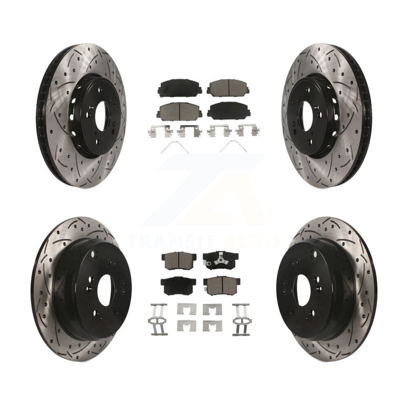 Transit Auto KDC-100610 Disc Brake Kit for 2013-2018 Acura RDX - Front and Rear product image
