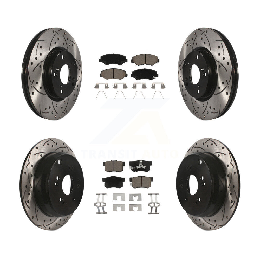 Transit Auto KDC-100611 Disc Brake Kit for 2005-2006 Honda CR-V - Front and Rear product image