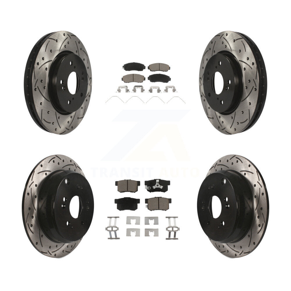 Transit Auto KDC-100612 Disc Brake Kit for 2012-2016 Honda CR-V - Front and Rear product image