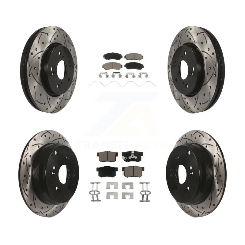 Transit Auto KDC-100612 Disc Brake Kit for 2012-2016 Honda CR-V - Front and Rear product image