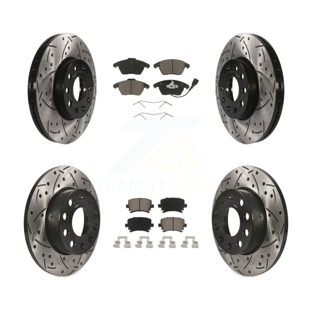 Transit Auto KDC-100615 Disc Brake Kit for 2006-2009 Volkswagen Rabbit - Front and Rear product image
