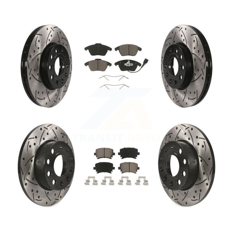 Transit Auto KDC-100615 Disc Brake Kit for 2006-2009 Volkswagen Rabbit - Front and Rear product image