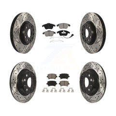 Transit Auto KDC-100616 Disc Brake Kit for 2009-2018 Volkswagen Tiguan Limited, Audi Q3, Audi Q3 Quattro & more - Front and Rear product image