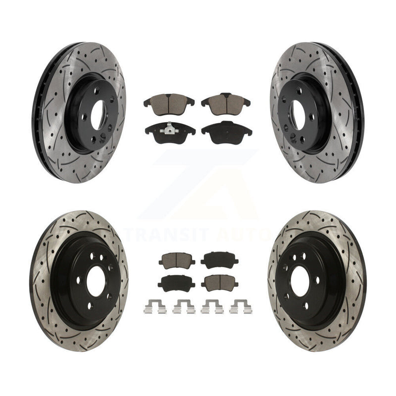 Transit Auto KDC-100620 Disc Brake Kit for 2013-2014 Volvo S60 - Front and Rear product image