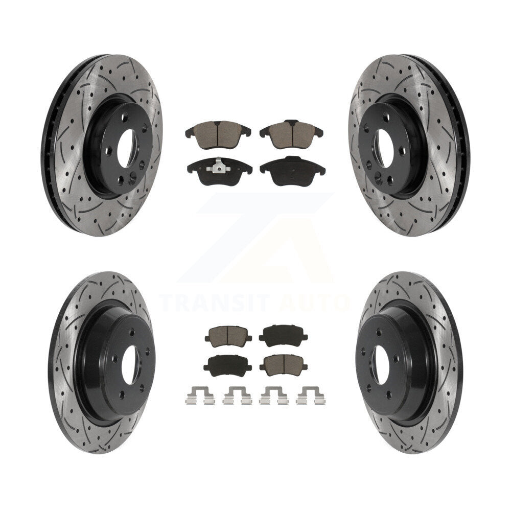 Transit Auto KDC-100621 Disc Brake Kit for 2012-2015 Land Rover Range Rover Evoque - Front and Rear product image