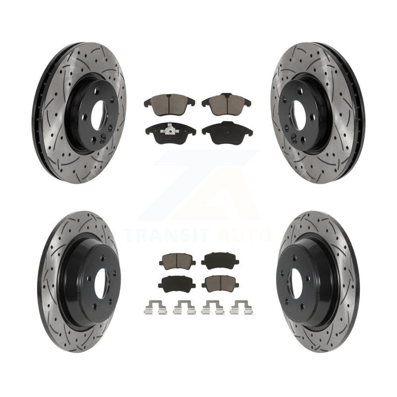 Transit Auto KDC-100621 Disc Brake Kit for 2012-2015 Land Rover Range Rover Evoque - Front and Rear product image