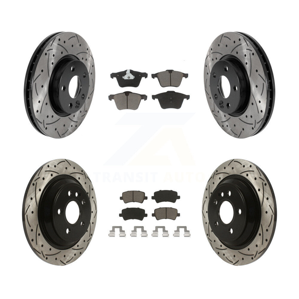 Transit Auto KDC-100622 Disc Brake Kit for 2008 Volvo V70 - Front and Rear product image