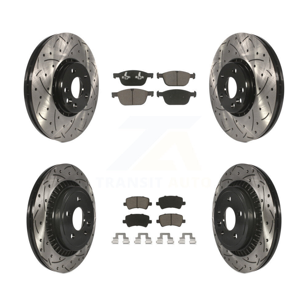Transit Auto KDC-100623 Disc Brake Kit for 2010-2015 Volvo XC60 - Front and Rear product image