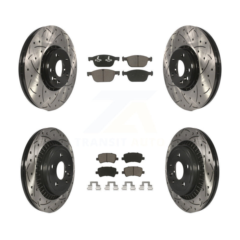Transit Auto KDC-100623 Disc Brake Kit for 2010-2015 Volvo XC60 - Front and Rear product image