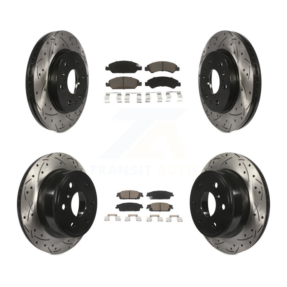 Transit Auto KDC-100626 Disc Brake Kit for 2014-2020 Chevrolet Suburban, Cadillac Escalade, Cadillac Escalade ESV & more - Front and Rear product image