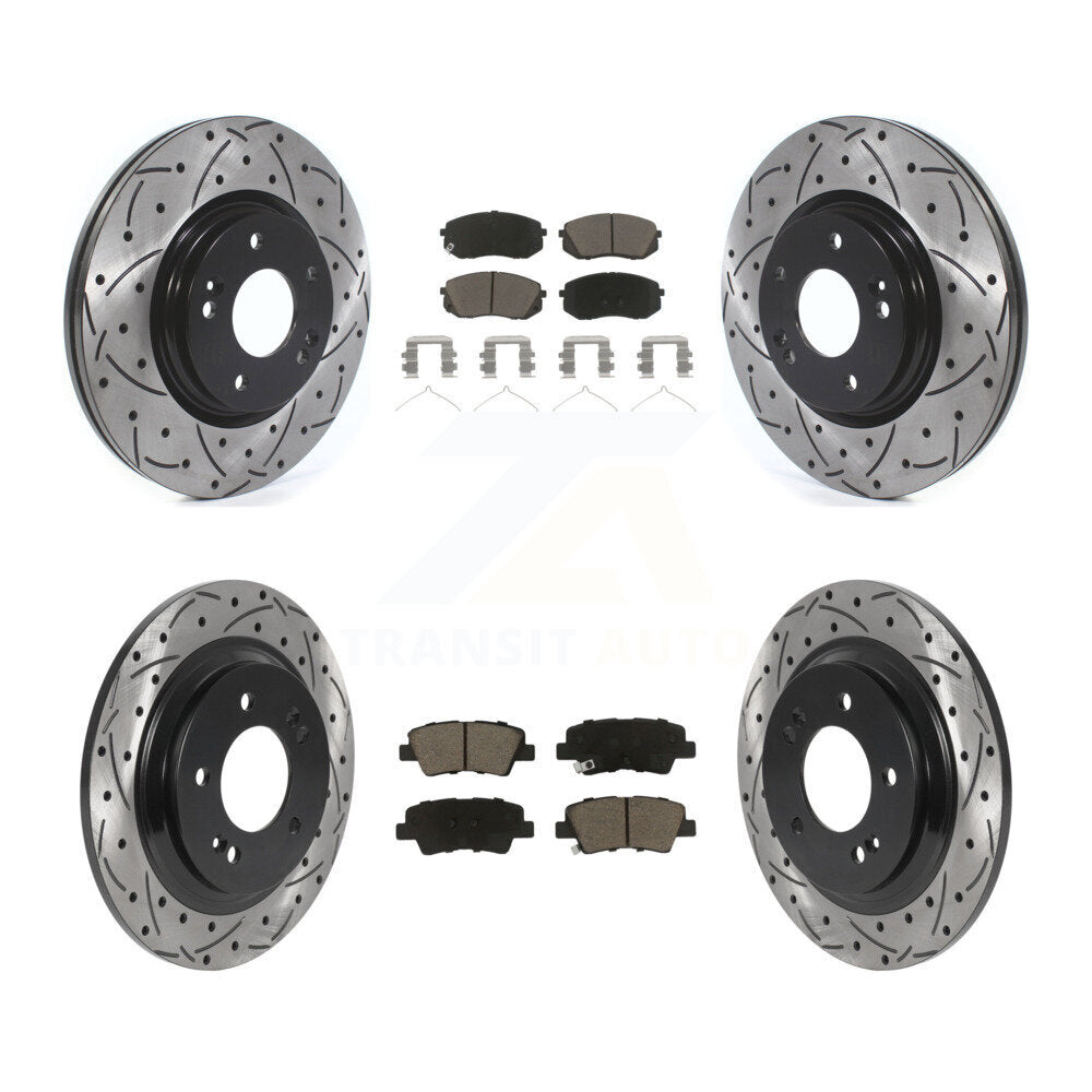Transit Auto KDC-100628 Disc Brake Kit for 2017-2019 Kia Optima - Front and Rear product image