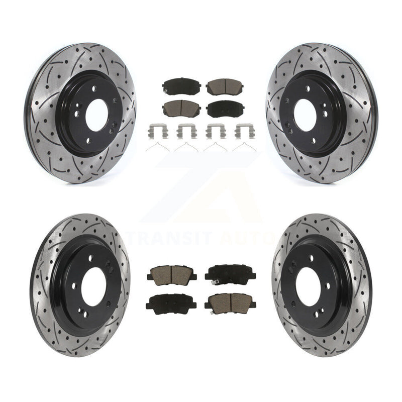 Transit Auto KDC-100628 Disc Brake Kit for 2017-2019 Kia Optima - Front and Rear product image