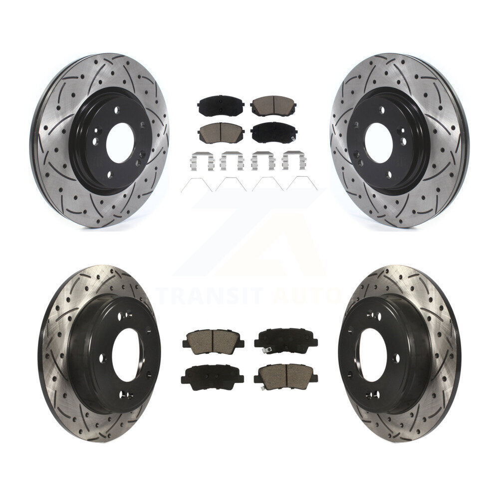 Transit Auto KDC-100629 Disc Brake Kit for 2021 Kia Forte5 - Front and Rear product image