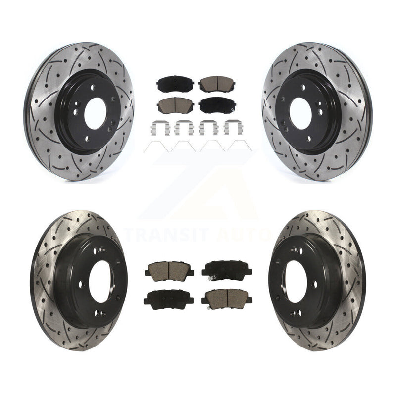 Transit Auto KDC-100629 Disc Brake Kit for 2021 Kia Forte5 - Front and Rear product image