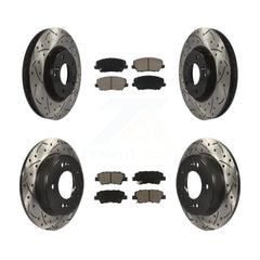 Transit Auto KDC-100634 Disc Brake Kit for 2016-2018 Kia Forte, Kia Forte5, Hyundai Veloster - Front and Rear product image
