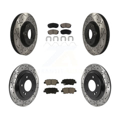 Transit Auto KDC-100636 Disc Brake Kit for 2017-2019 Kia Soul EV - Front and Rear product image