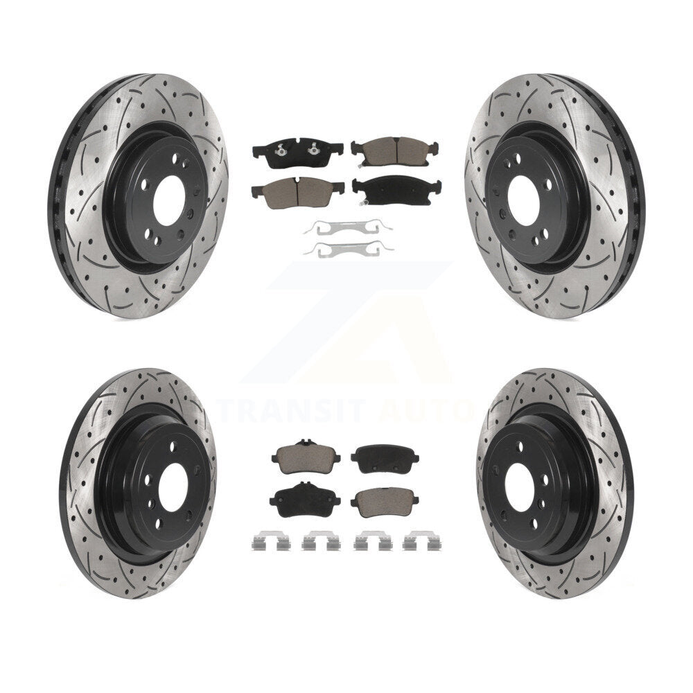 Transit Auto KDC-100637 Disc Brake Kit for 2012-2018 Mercedes-Benz GLE300d, Mercedes-Benz GLE350, Mercedes-Benz ML250 & more - Front and Rear product image