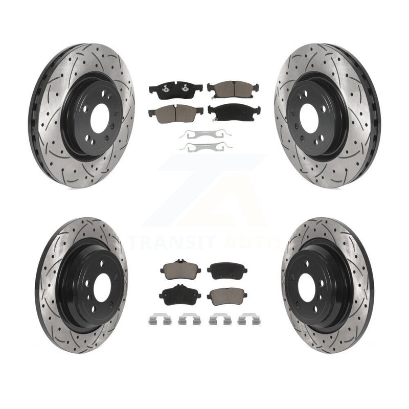 Transit Auto KDC-100637 Disc Brake Kit for 2012-2018 Mercedes-Benz GLE300d, Mercedes-Benz GLE350, Mercedes-Benz ML250 & more - Front and Rear product image