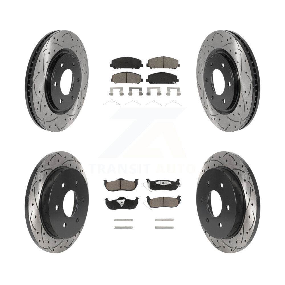 Transit Auto KDC-100638 Disc Brake Kit for 2007-2015 INFINITI QX56, Nissan Armada, Nissan TITAN - Front and Rear product image