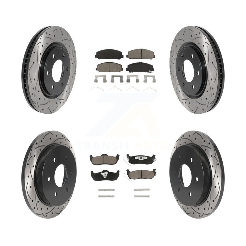 Transit Auto KDC-100638 Disc Brake Kit for 2007-2015 INFINITI QX56, Nissan Armada, Nissan TITAN - Front and Rear product image