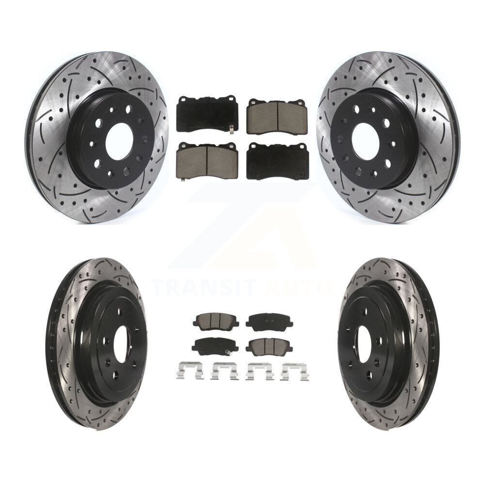 Transit Auto KDC-100641 Disc Brake Kit for 2015-2016 Cadillac CTS - Front and Rear product image