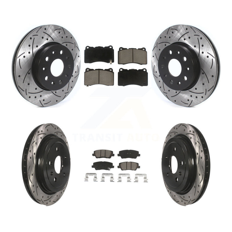 Transit Auto KDC-100641 Disc Brake Kit for 2015-2016 Cadillac CTS - Front and Rear product image