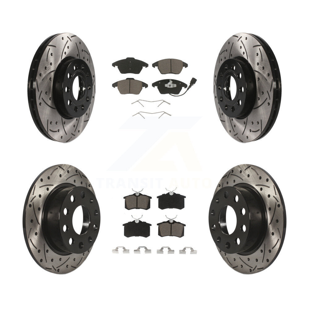 Transit Auto KDC-100642 Disc Brake Kit for 2013-2018 Volkswagen Jetta, Volkswagen Beetle - Front and Rear product image