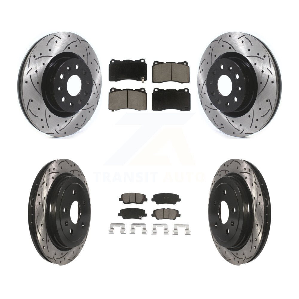 Transit Auto KDC-100646 Disc Brake Kit for 2015 Cadillac CTS - Front and Rear product image