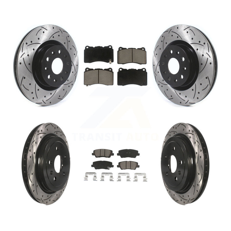 Transit Auto KDC-100646 Disc Brake Kit for 2015 Cadillac CTS - Front and Rear product image
