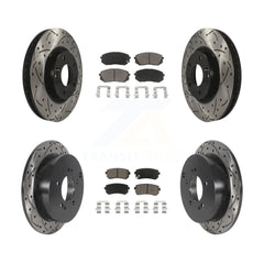 Transit Auto KDC-100647 Disc Brake Kit for 2010-2016 Hyundai Tucson, Kia Sportage - Front and Rear product image