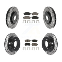 Transit Auto KDC-100649 Disc Brake Kit for 2015 Hyundai Tucson - Front and Rear product image