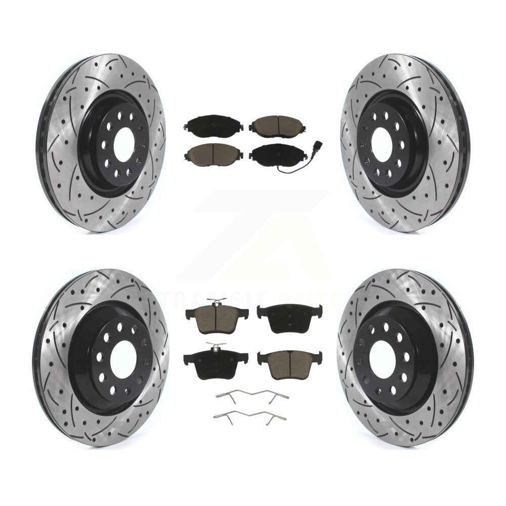 Transit Auto KDC-100651 Disc Brake Kit for 2015-2022 Volkswagen Arteon, Audi A3 Quattro, Audi Q3 & more - Front and Rear product image