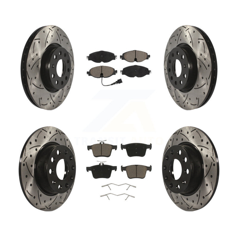 Transit Auto KDC-100653 Disc Brake Kit for 2015-2023 Volkswagen Taos, Audi A3, Audi TT Quattro & more - Front and Rear product image