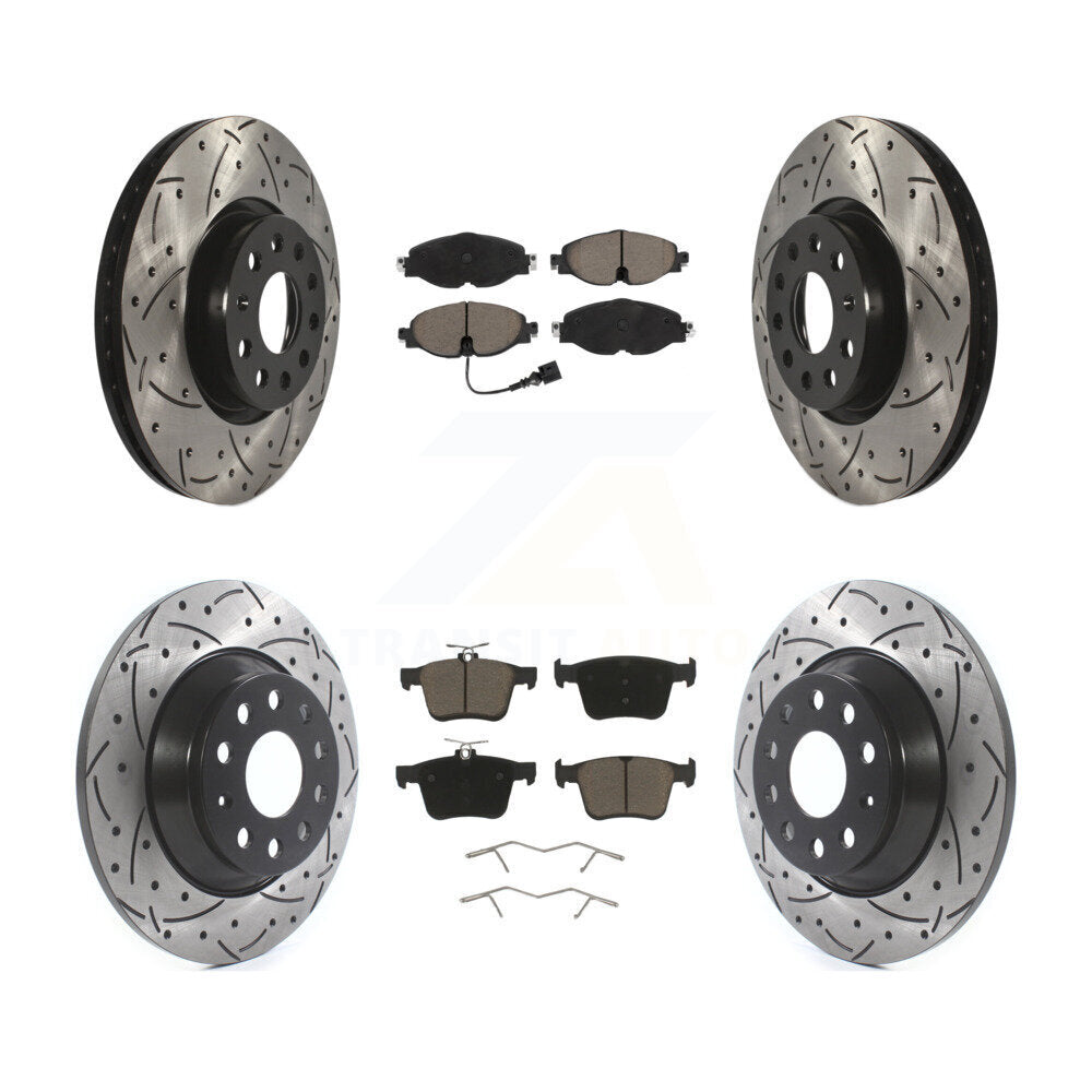 Transit Auto KDC-100654 Disc Brake Kit for 2016-2022 Audi TT Quattro - Front and Rear product image