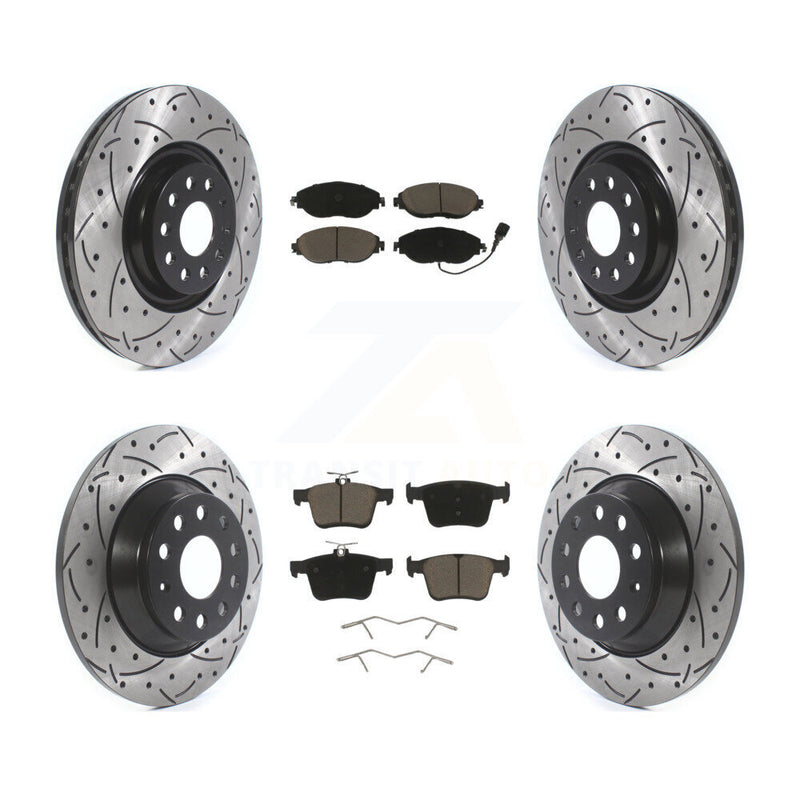 Transit Auto KDC-100655 Disc Brake Kit for 2018-2022 Volkswagen Jetta, Volkswagen Tiguan - Front and Rear product image
