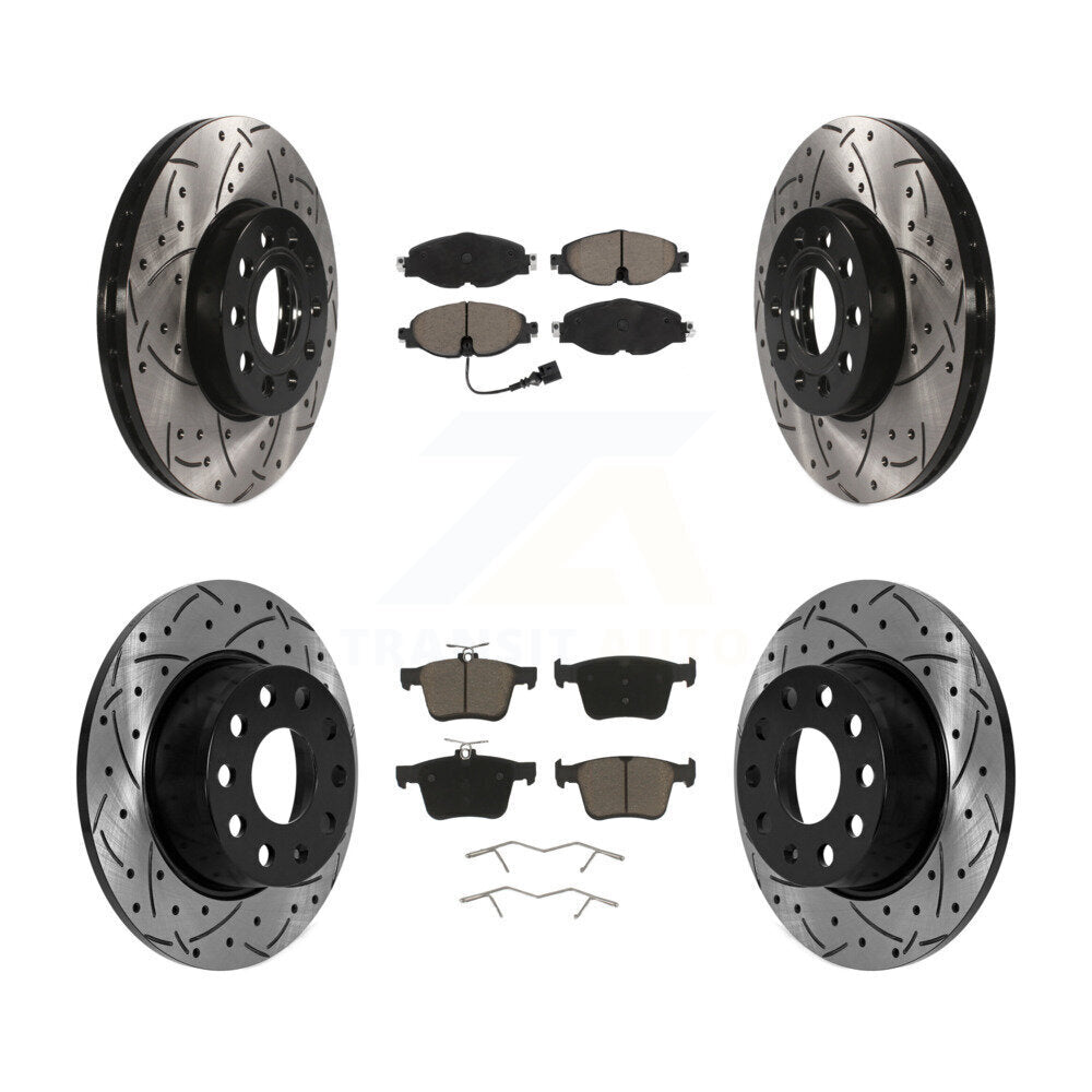 Transit Auto KDC-100656 Disc Brake Kit for 2019-2023 Volkswagen Taos, Volkswagen Jetta - Front and Rear product image