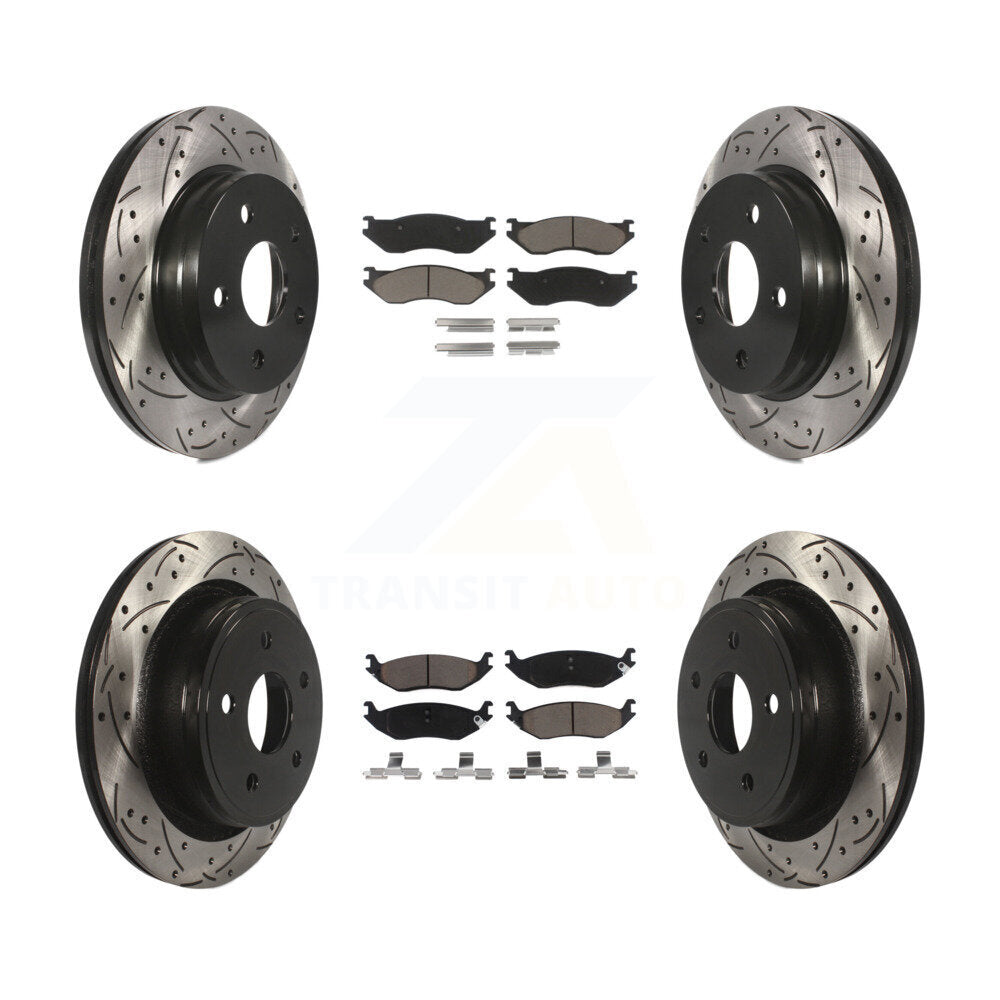 Transit Auto KDC-100657 Disc Brake Kit for 2002-2004 Dodge Ram 1500 - Front and Rear product image