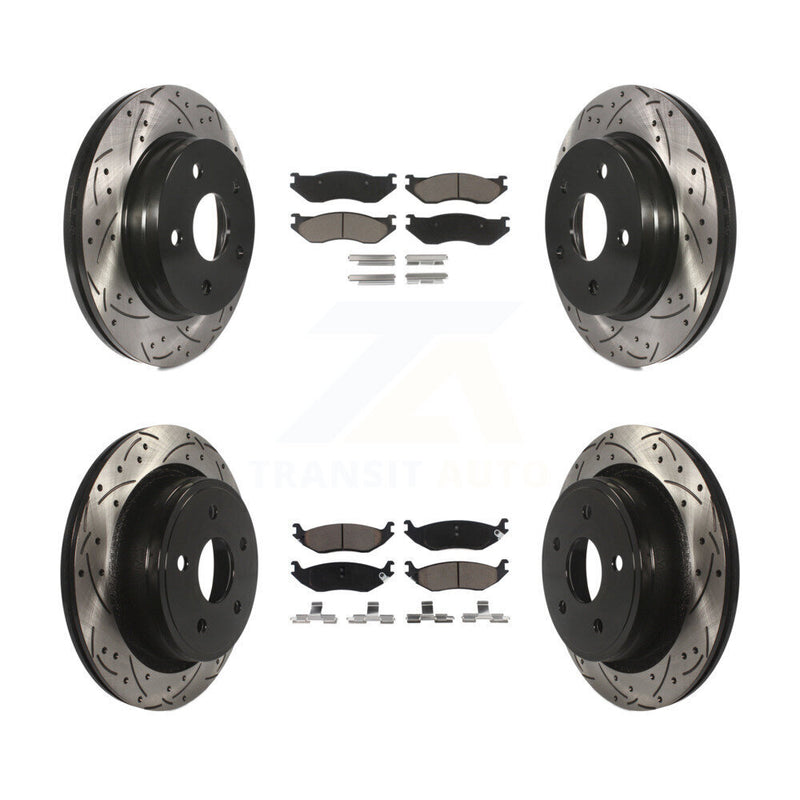 Transit Auto KDC-100657 Disc Brake Kit for 2002-2004 Dodge Ram 1500 - Front and Rear product image